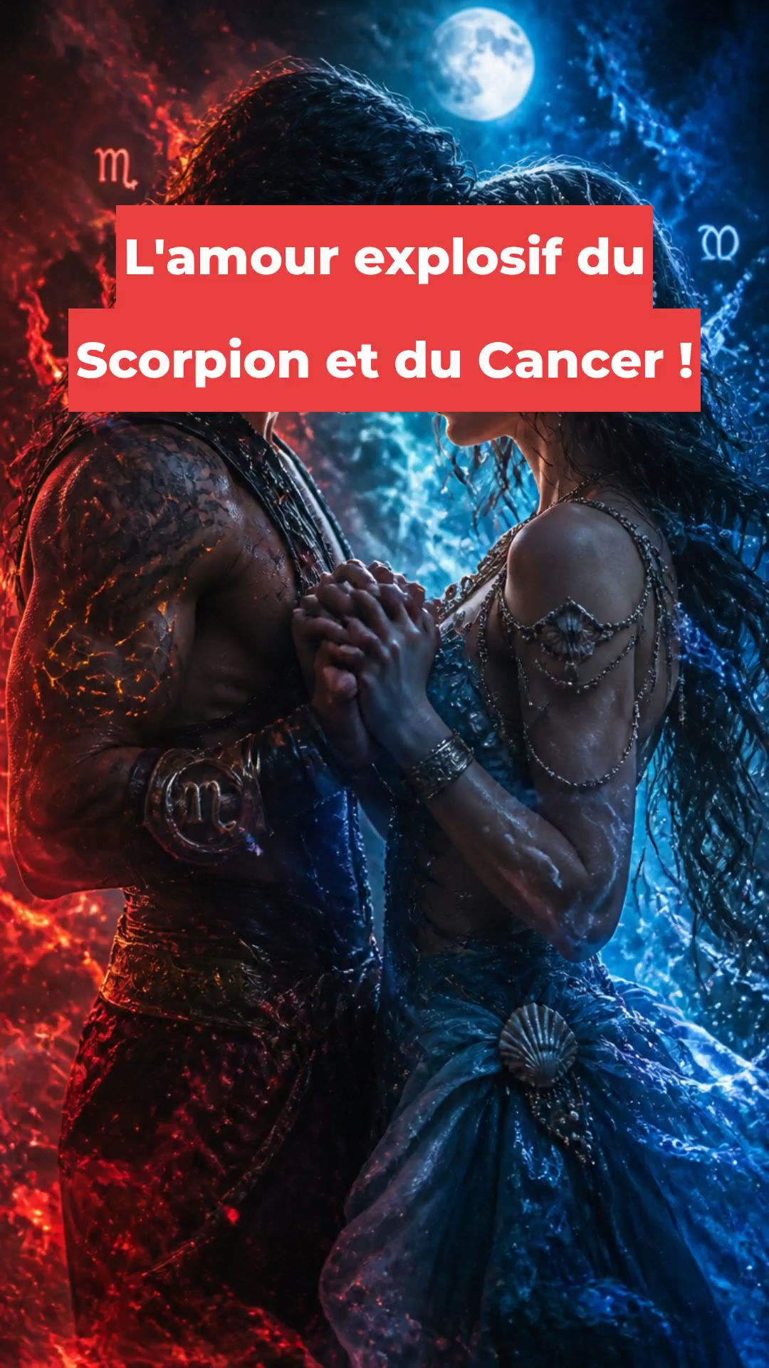 L'amour explosif du Scorpion et du Cancer !