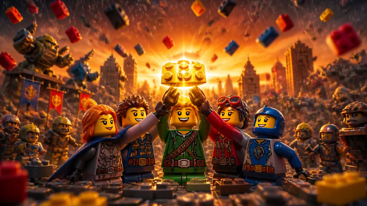 La bataille épique des bâtisseurs de LEGO