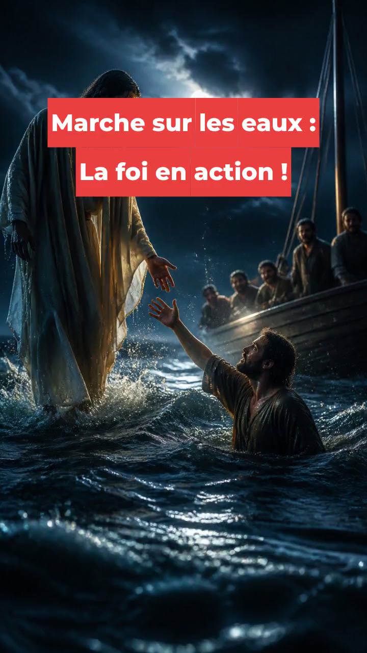 Marche sur les eaux : La foi en action !