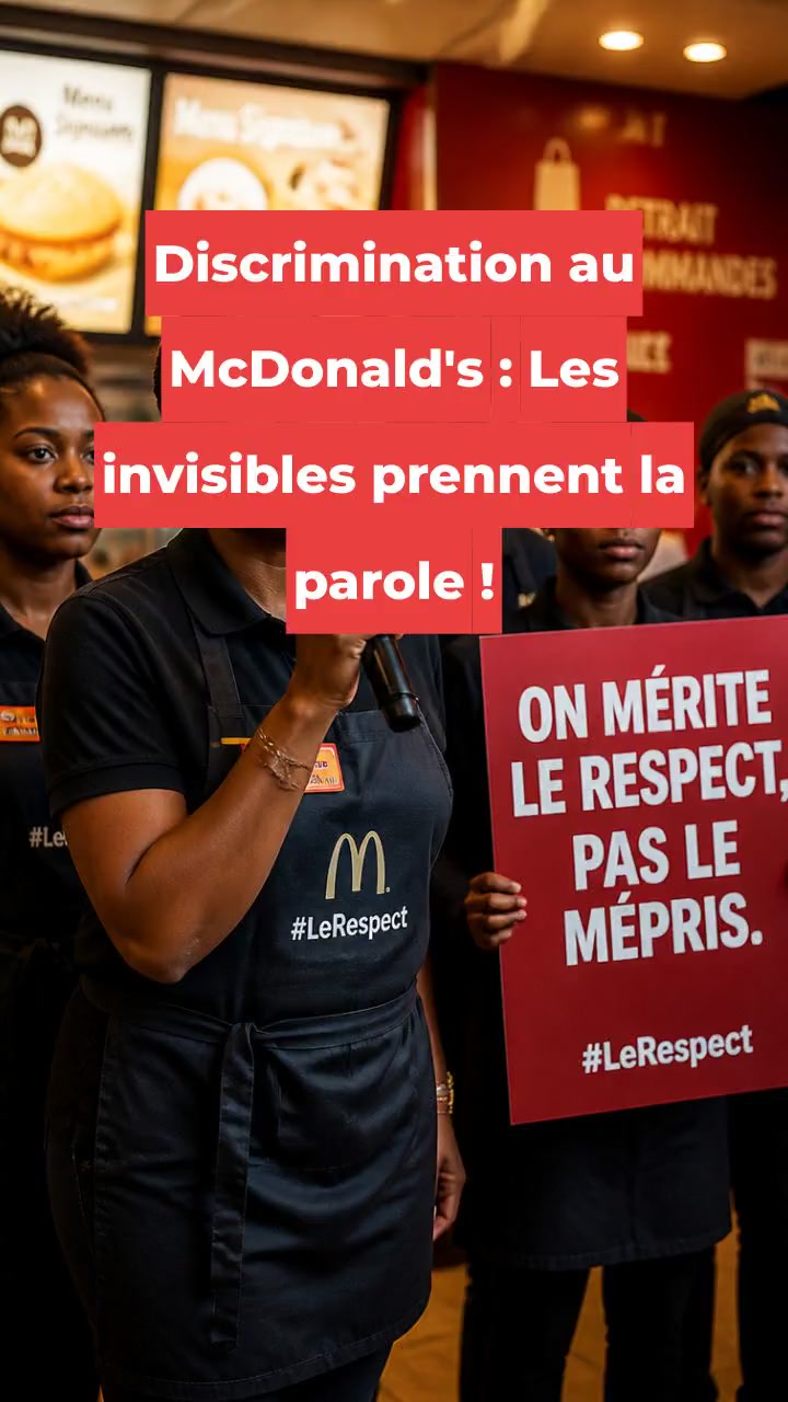 Discrimination au McDonald's : Les invisibles prennent la parole !