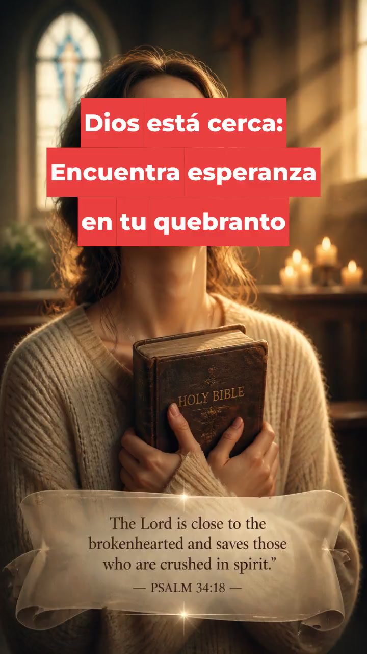 Dios está cerca: Encuentra esperanza en tu quebranto