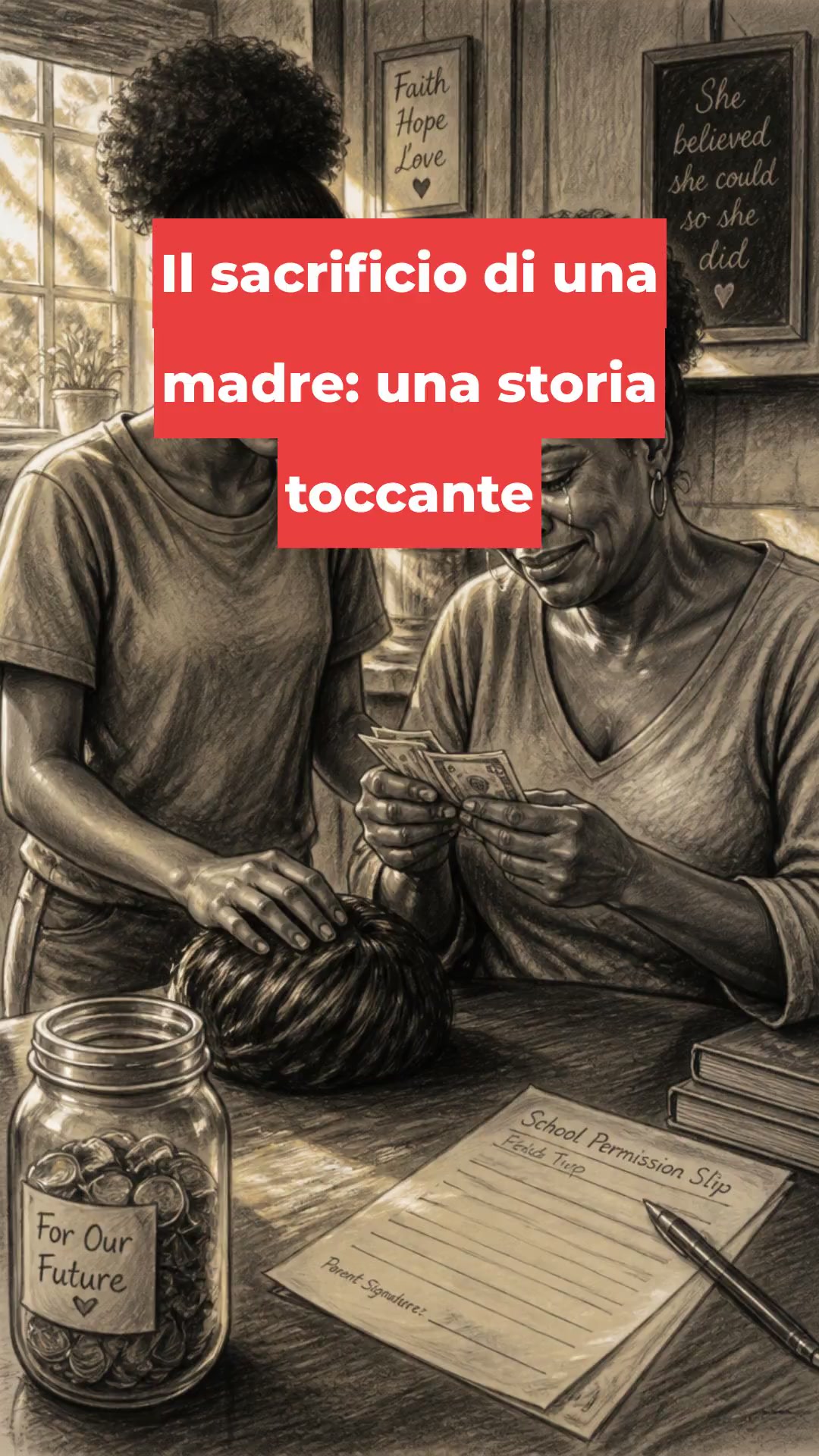 Il sacrificio di una madre: una storia toccante