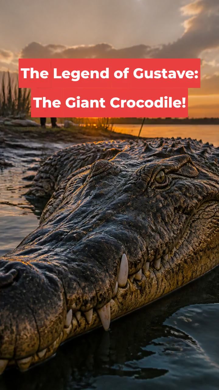 The Legend of Gustave: The Giant Crocodile!