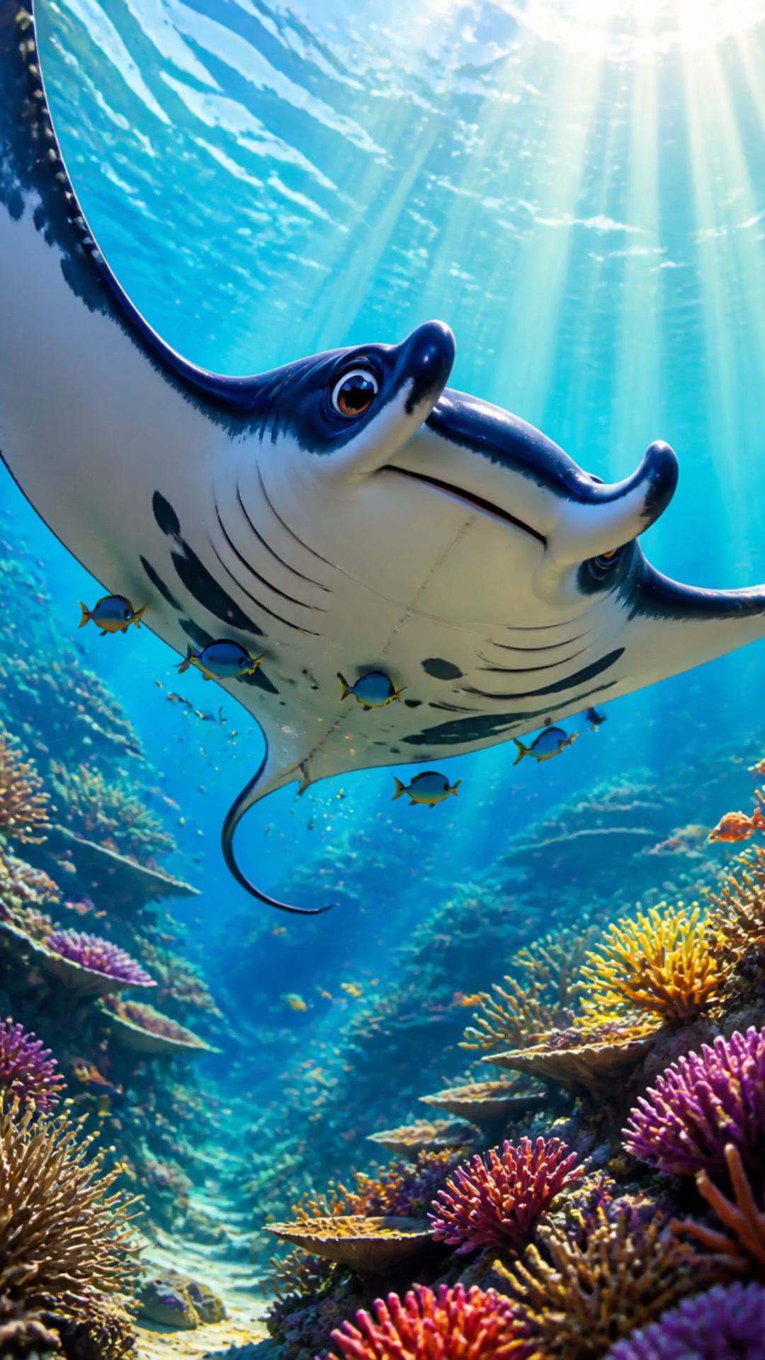 La raie manta : géant pacifique des océans !