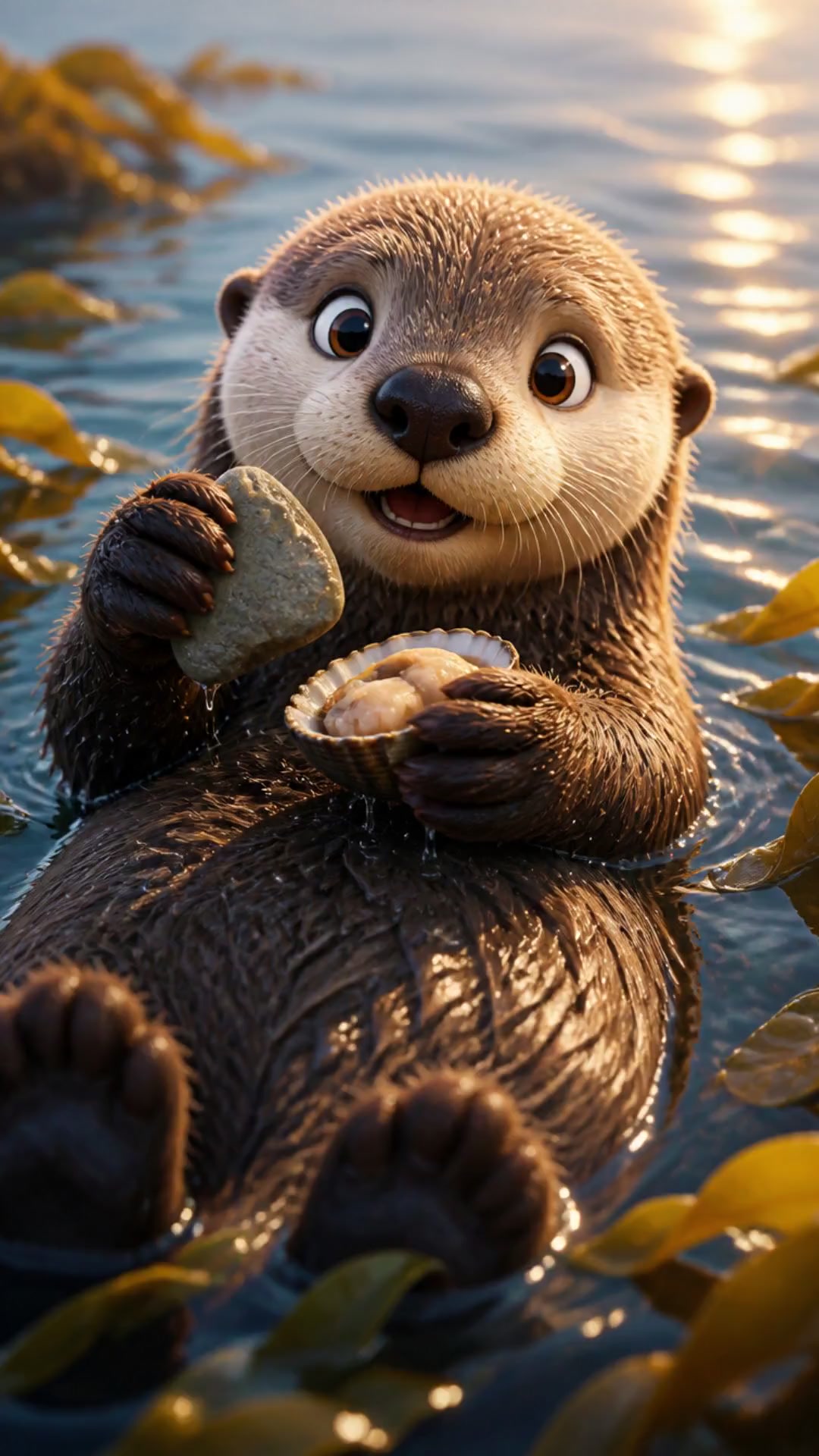 La loutre : une chasseuse intelligente dans l'eau !