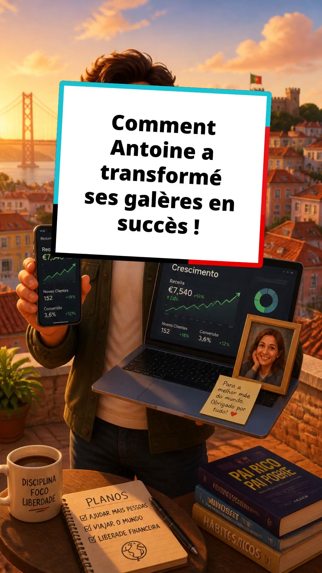 Comment Antoine a transformé ses galères en succès !  #business #argent #milionnaire