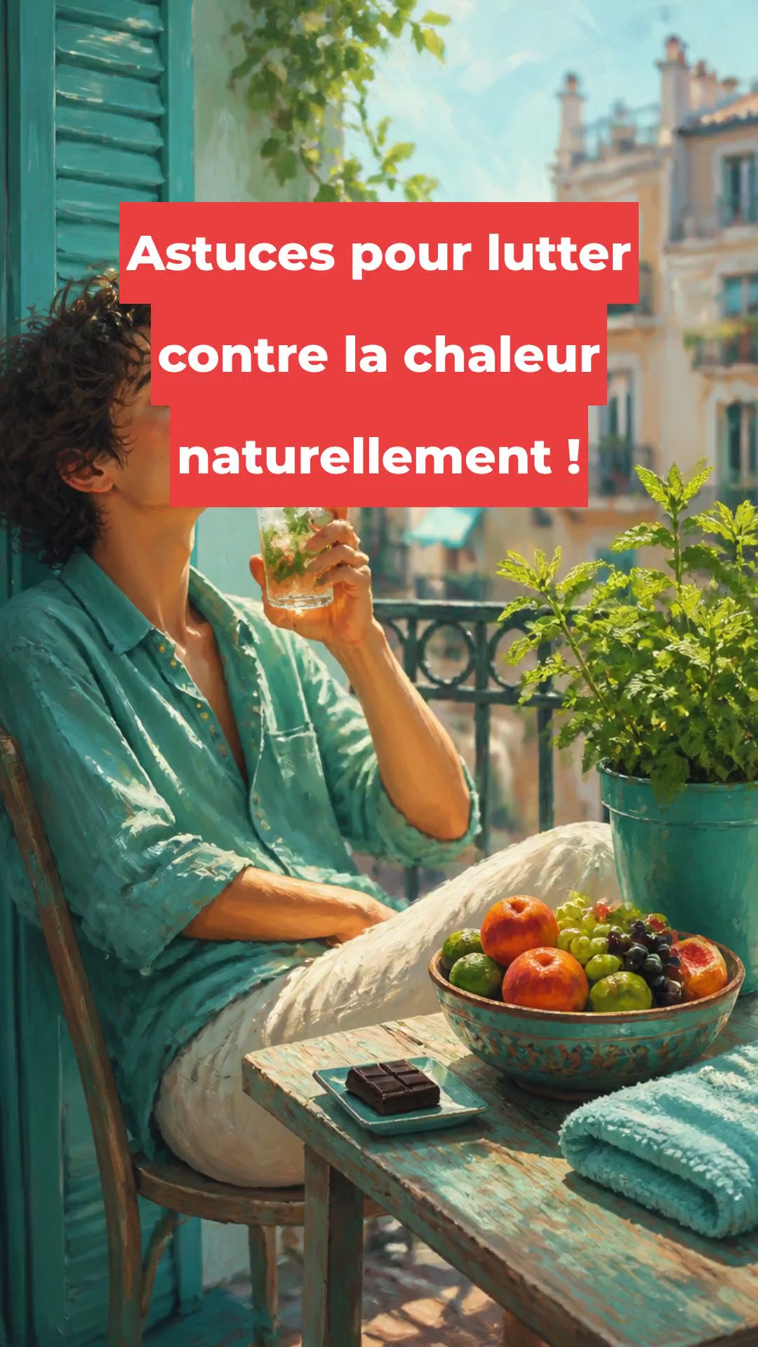 Astuces pour lutter contre la chaleur naturellement !
