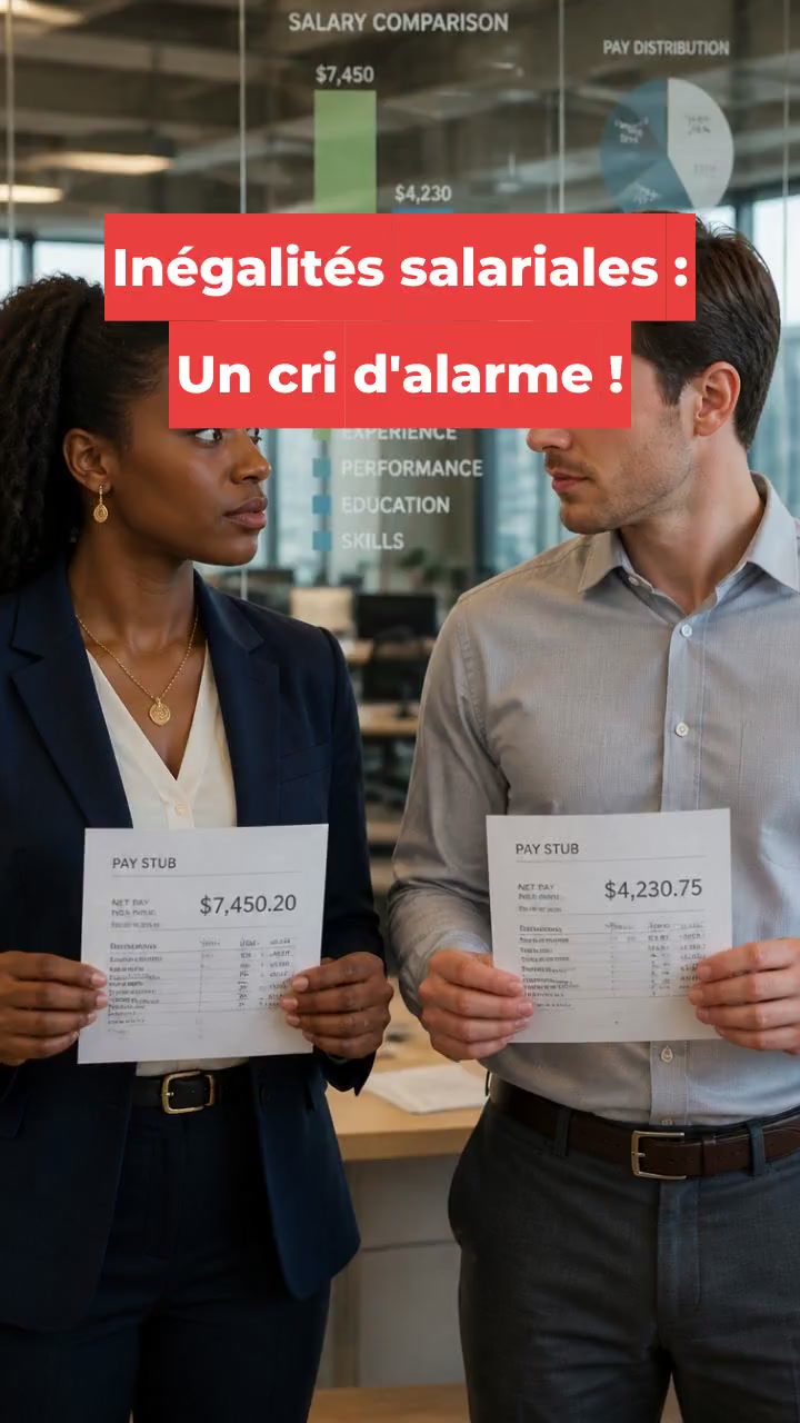 Inégalités salariales : Un cri d'alarme !