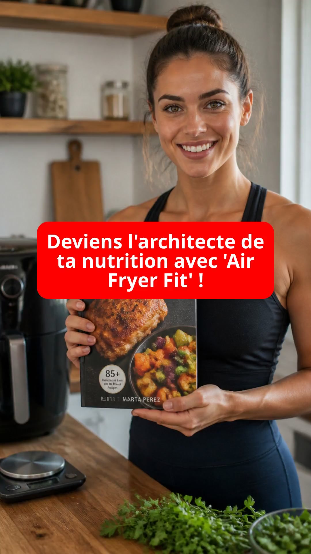 Deviens l'architecte de ta nutrition avec 'Air Fryer Fit' !