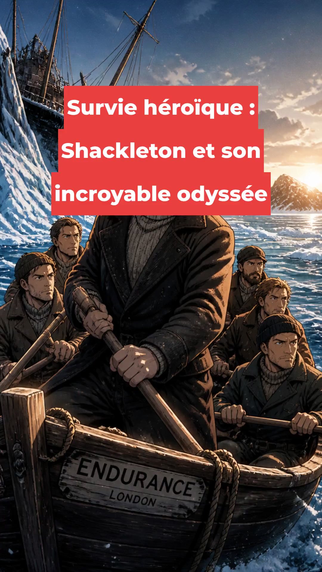 Survie héroïque : Shackleton et son incroyable odyssée