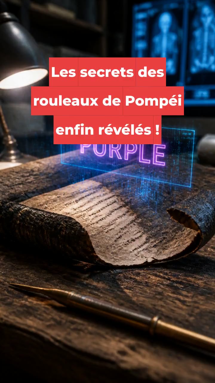 Les secrets des rouleaux de Pompéi enfin révélés !