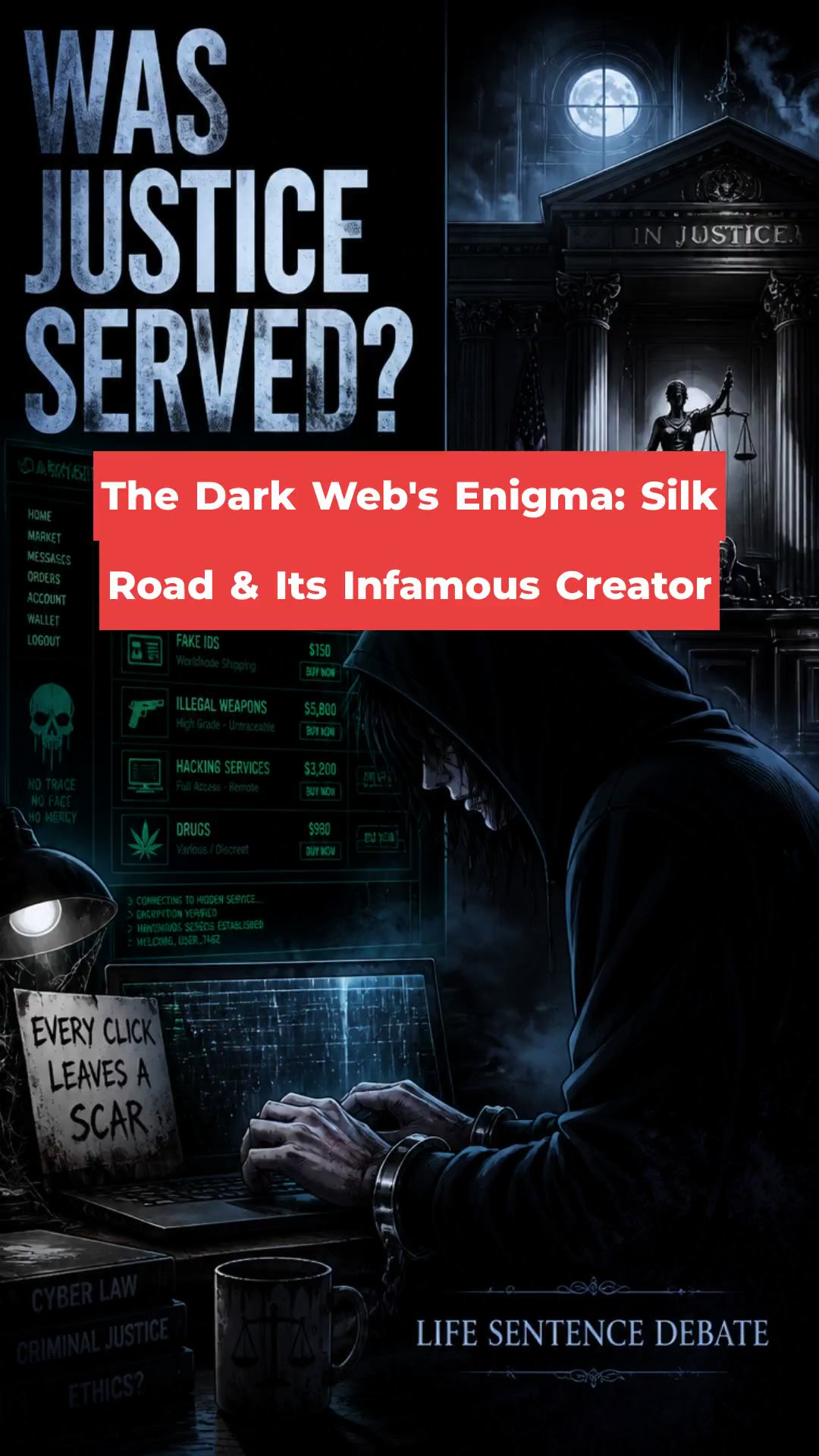 The Dark Web's Enigma: Silk Road & Its Infamous Creator