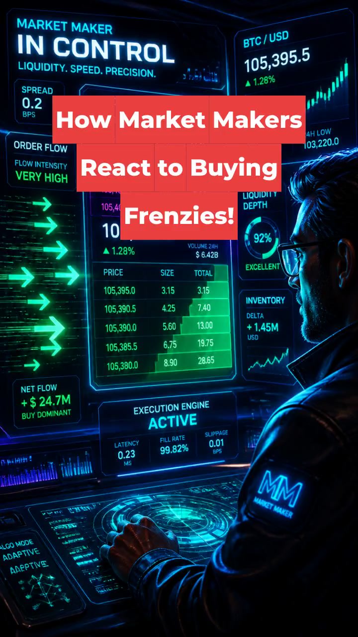 How Market Makers React to Buying Frenzies!