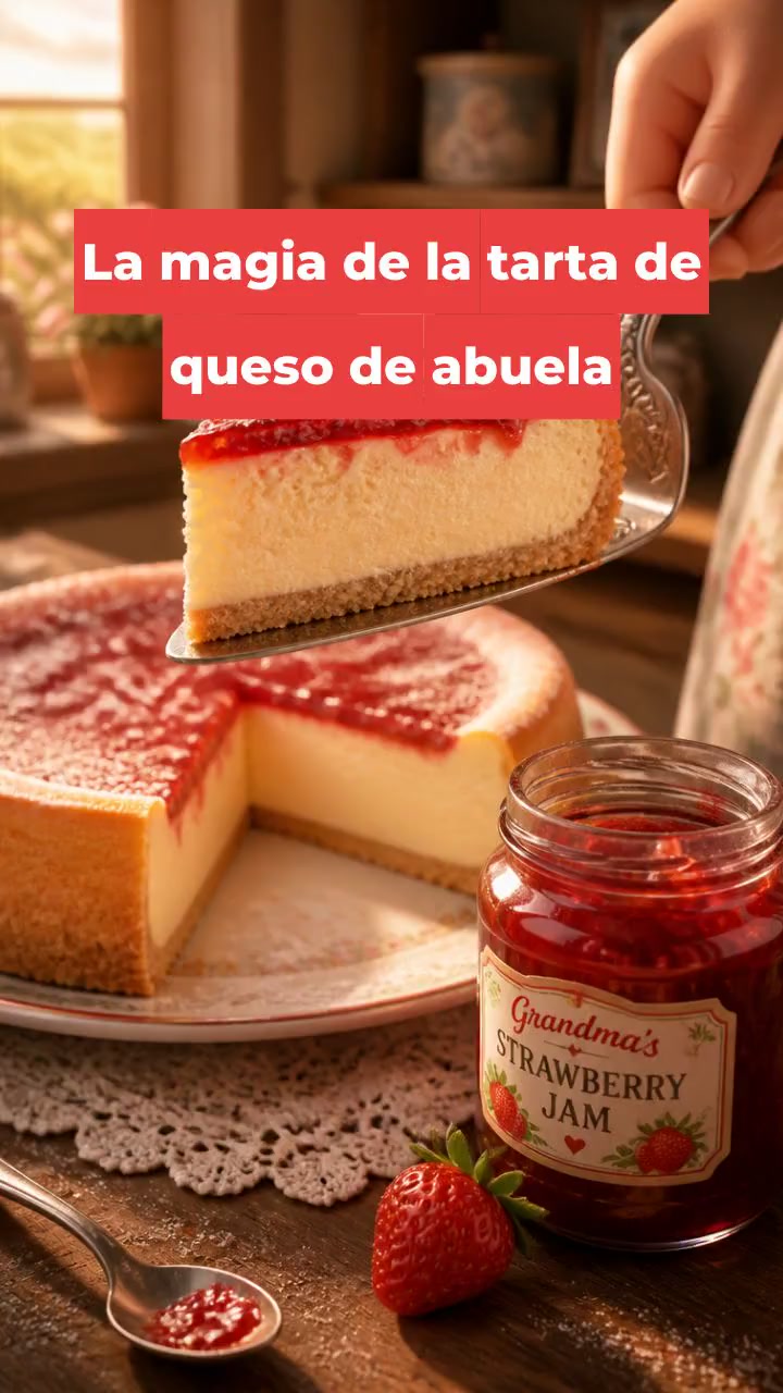 La magia de la tarta de queso de abuela