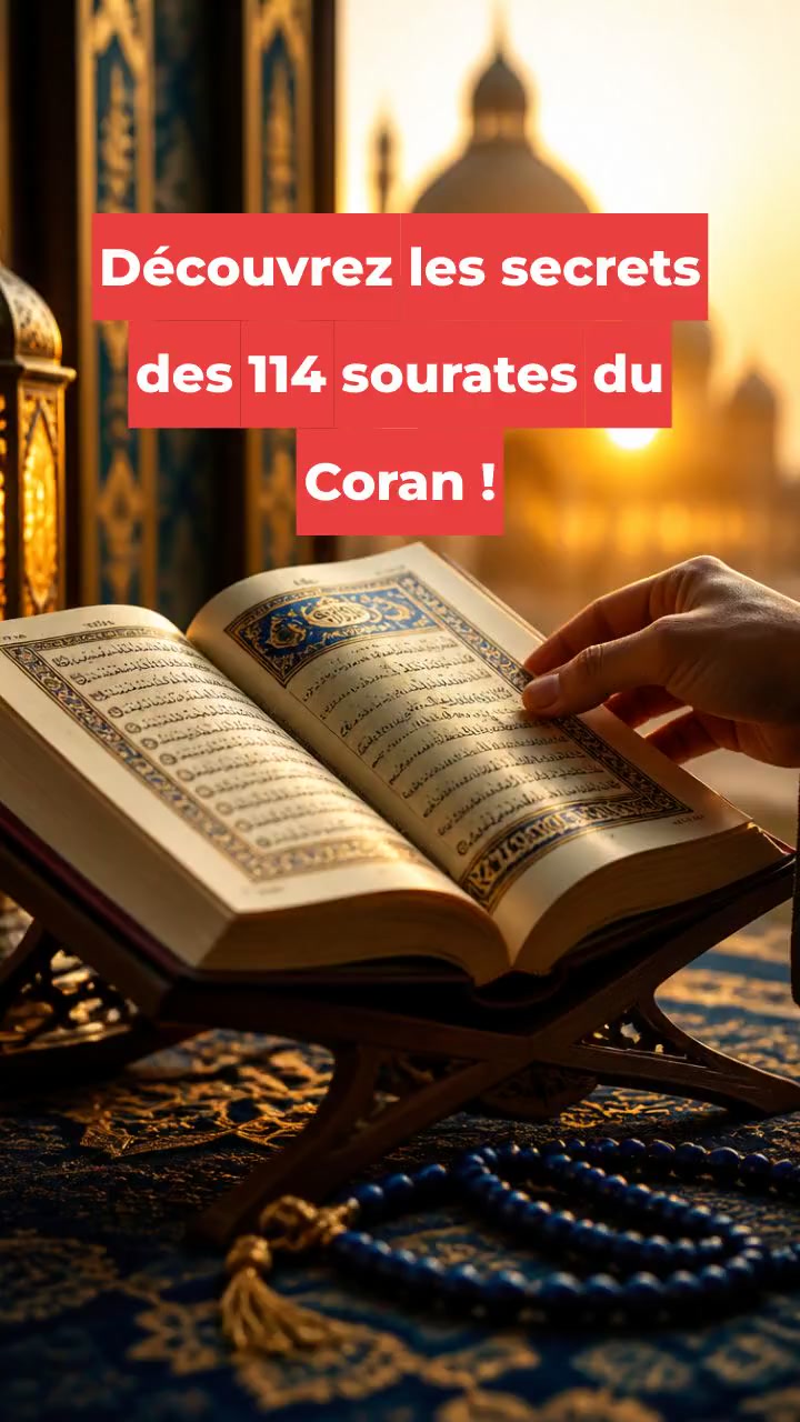 Pourquoi le Coran est-il divisé en 114 sourates ?
