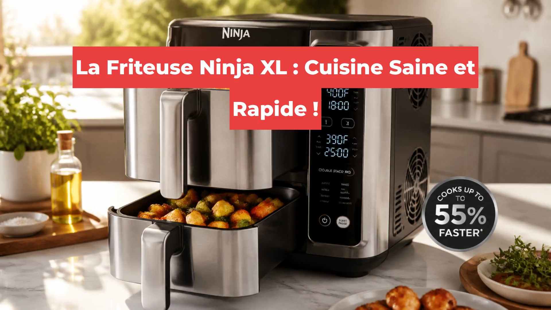 La Friteuse Ninja XL : Cuisine Saine et Rapide !