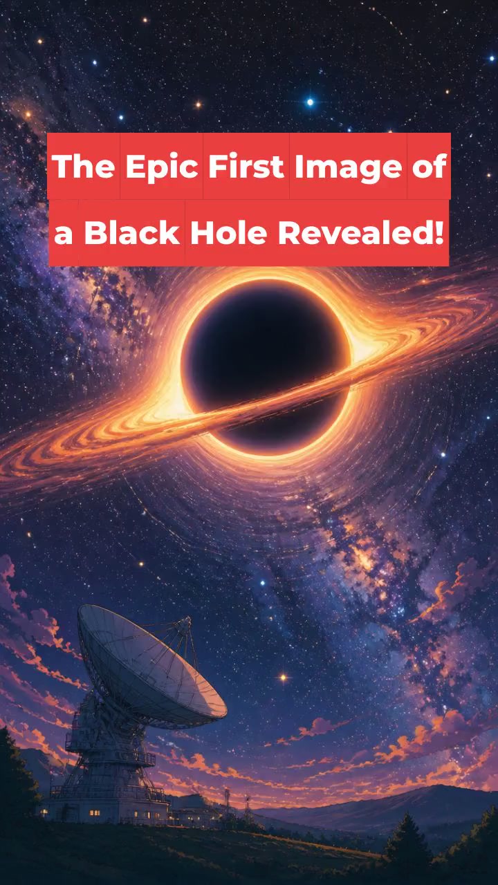 The Epic First Image of a Black Hole Revealed!