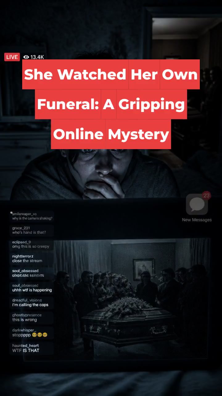 She Watched Her Own Funeral: A Gripping Online Mystery