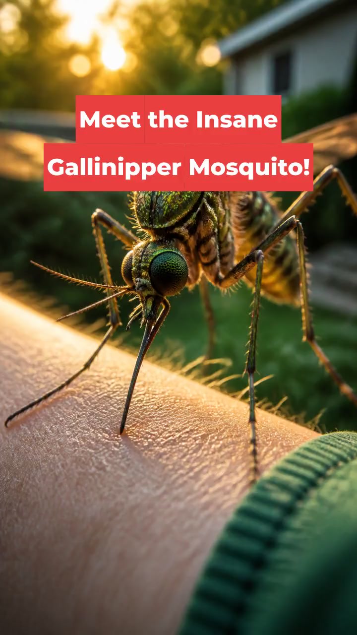 Meet the Insane Gallinipper Mosquito!