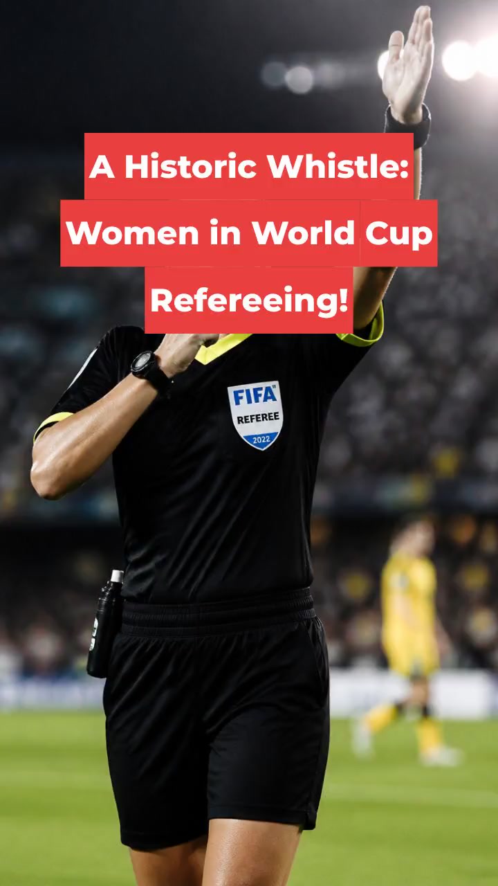 A Historic Whistle: Women in World Cup Refereeing!