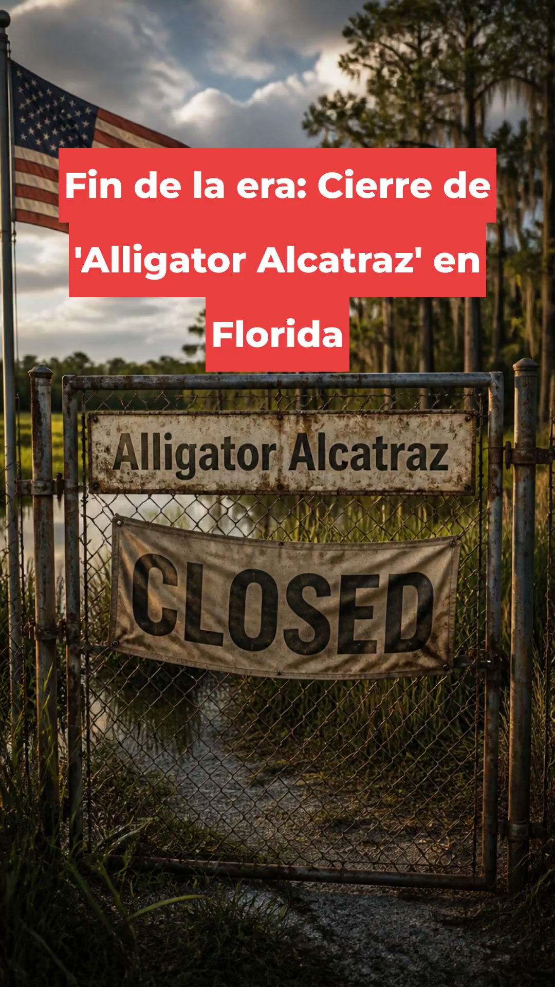 Fin de la era: Cierre de 'Alligator Alcatraz' en Florida