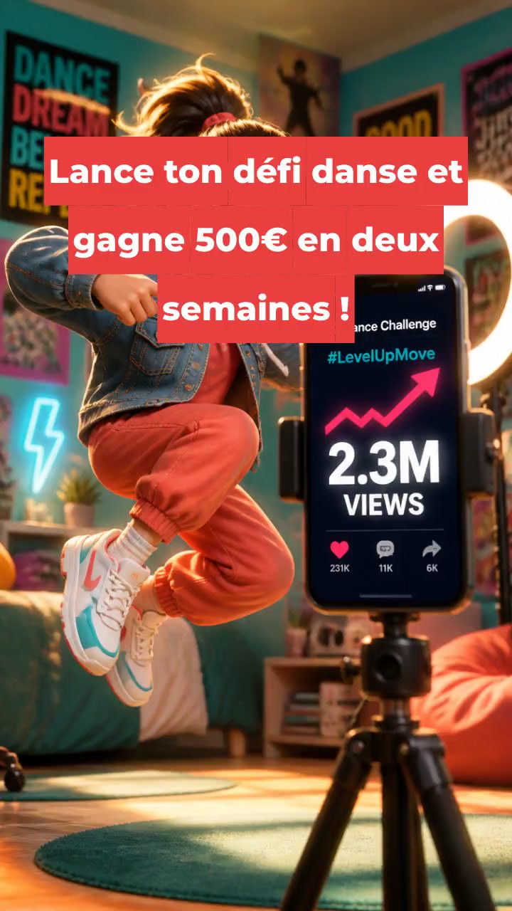 Lance ton défi danse et gagne 500€ en deux semaines !