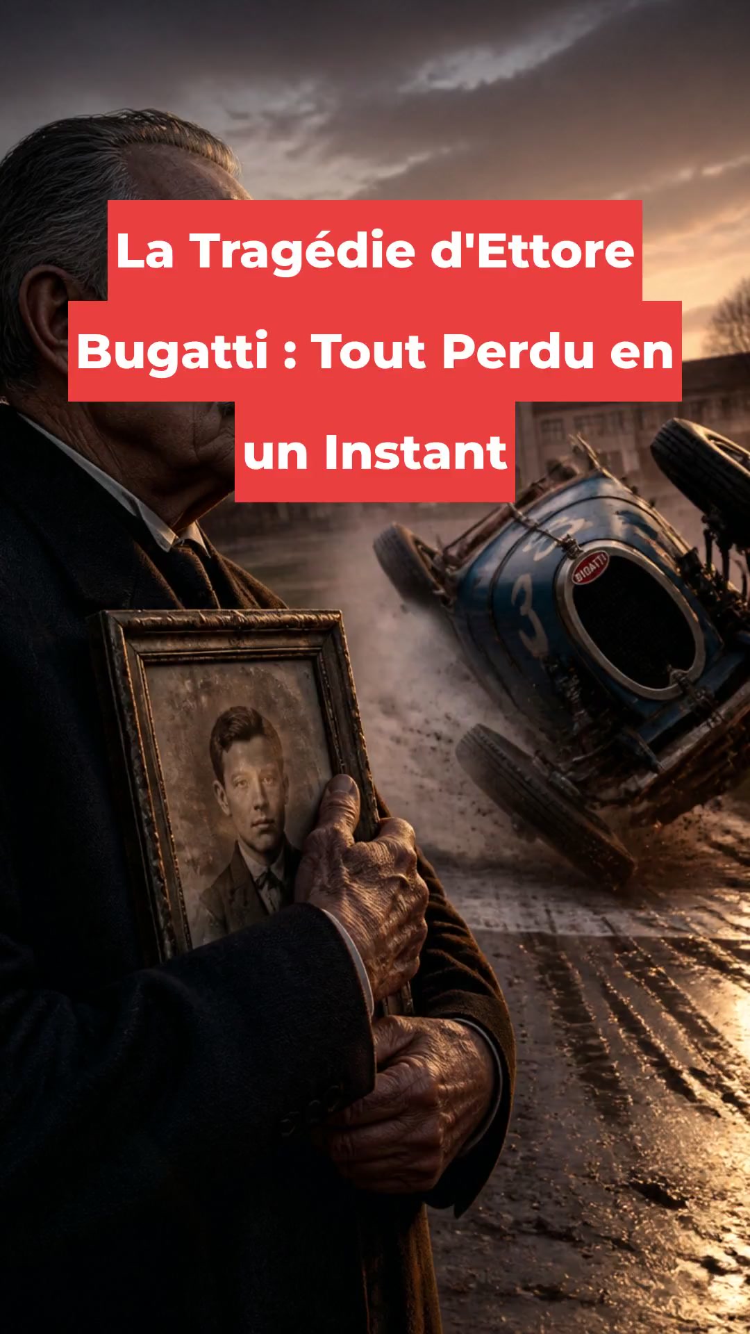 La Tragédie d'Ettore Bugatti : Tout Perdu en un Instant