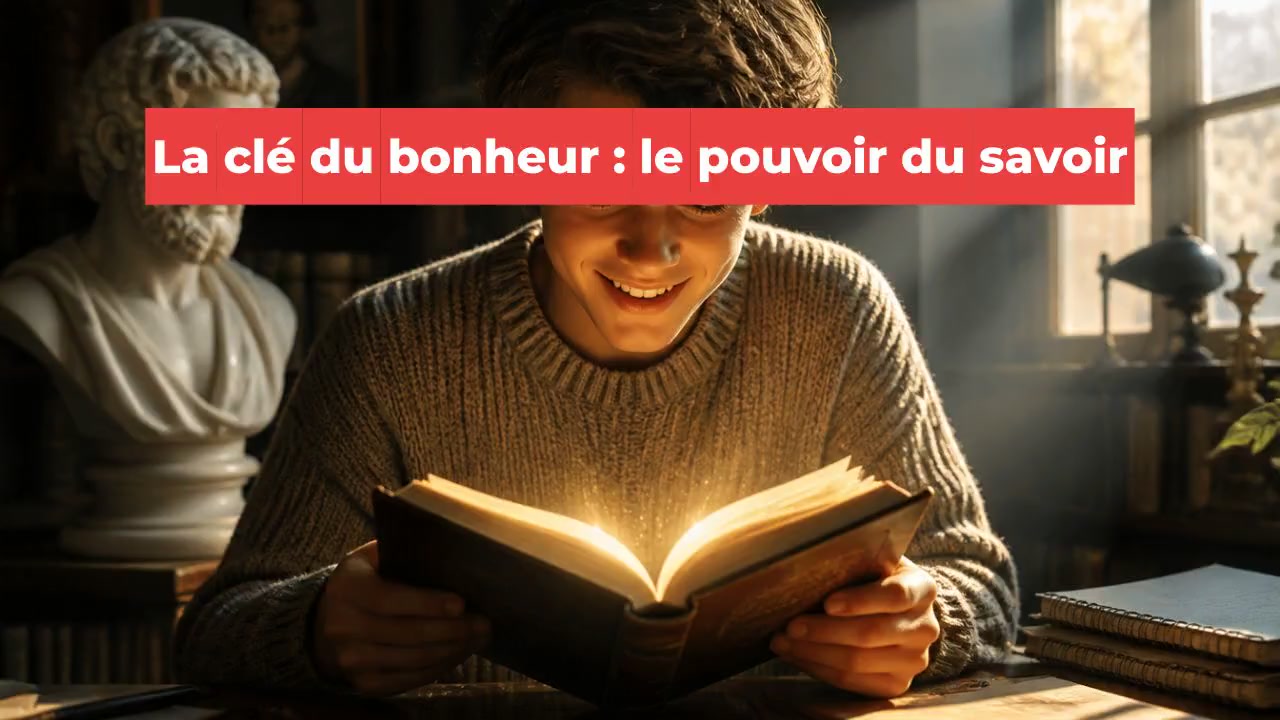 La clé du bonheur : le pouvoir du savoir