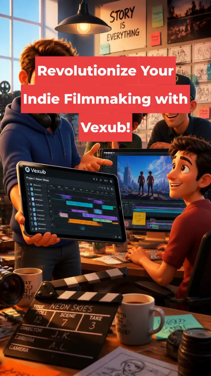 Revolutionize Your Indie Filmmaking with Vexub!