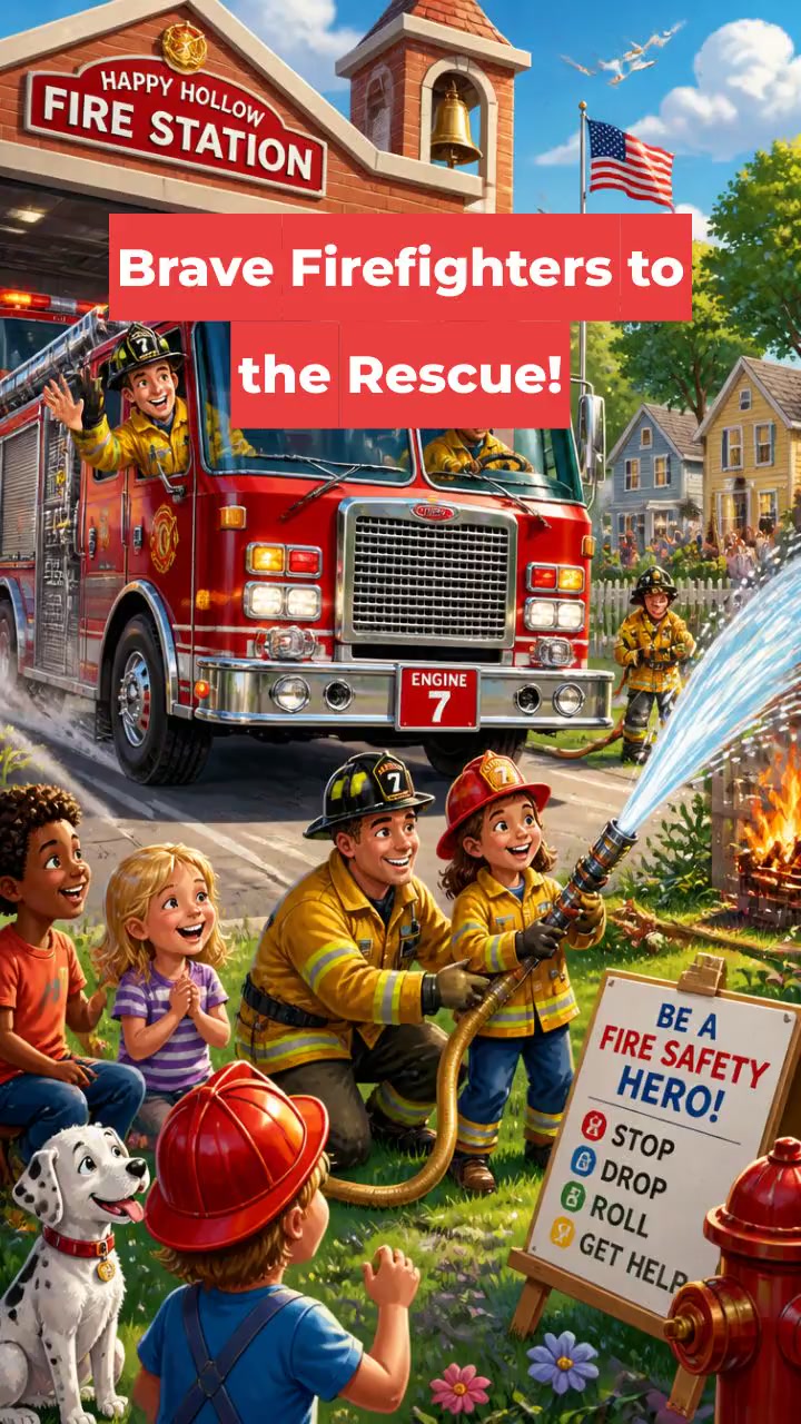 Brave Firefighters to the Rescue!