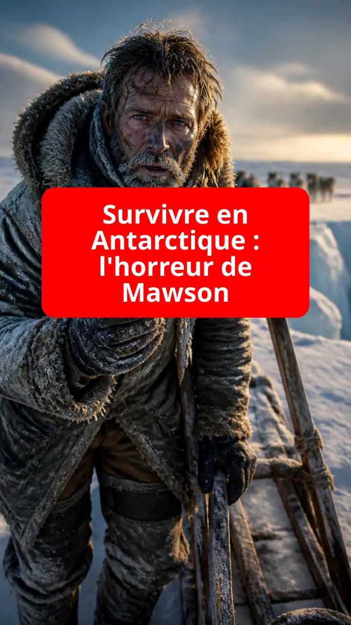 Survivre en Antarctique : l'horreur de Mawson