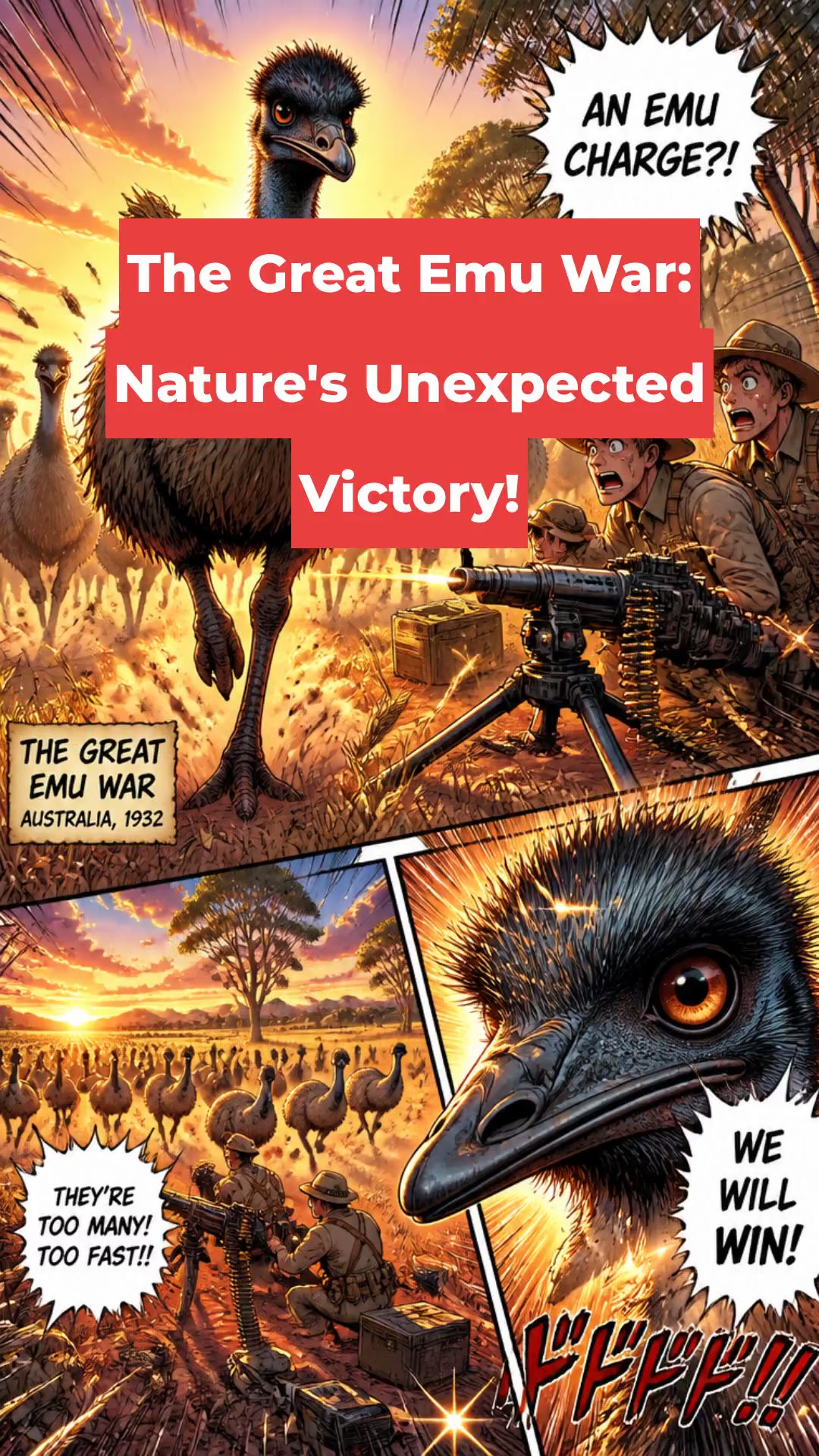 The Great Emu War: Nature's Unexpected Victory!