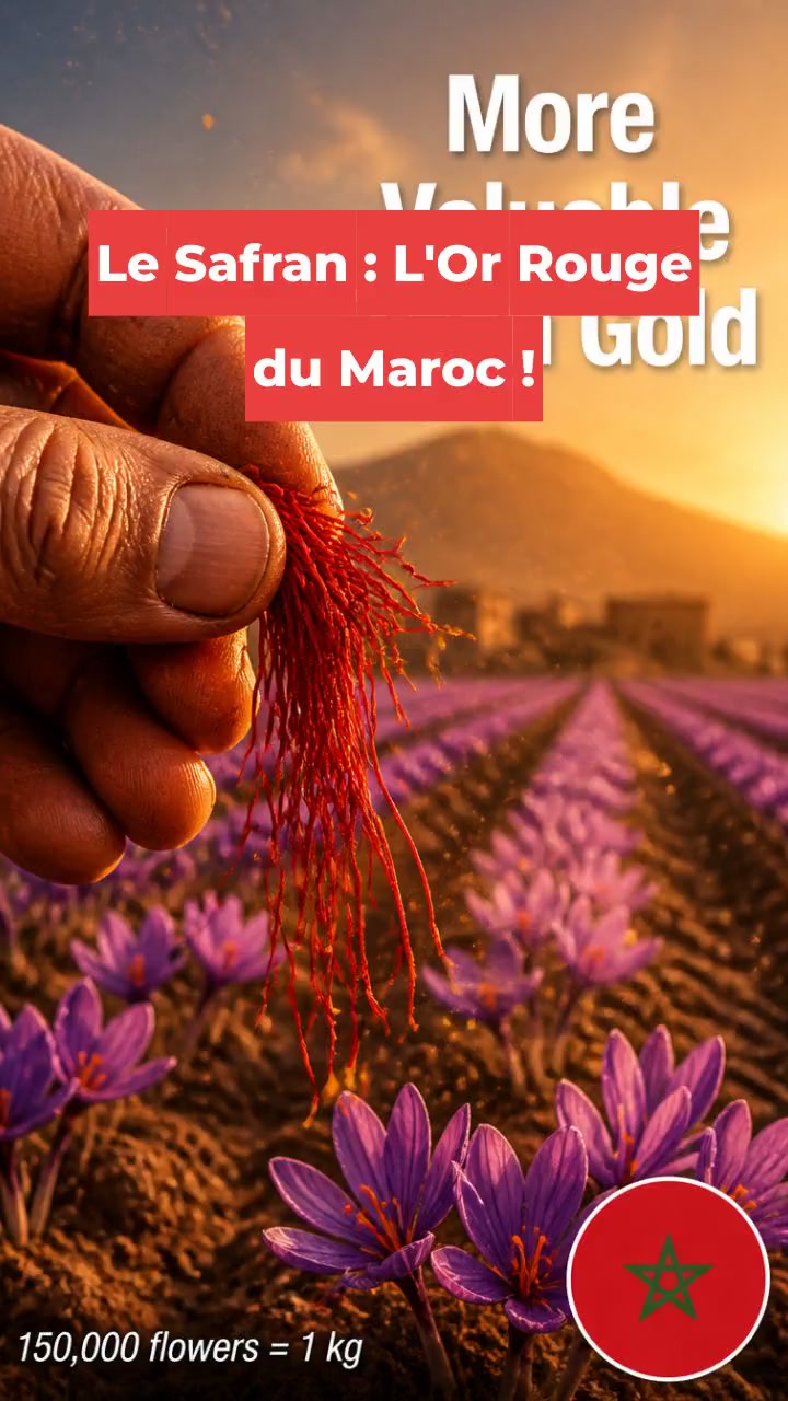 Le Safran : L'Or Rouge du Maroc !