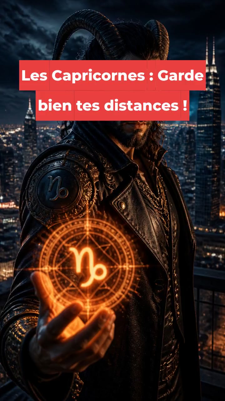 Les Capricornes : Garde bien tes distances !