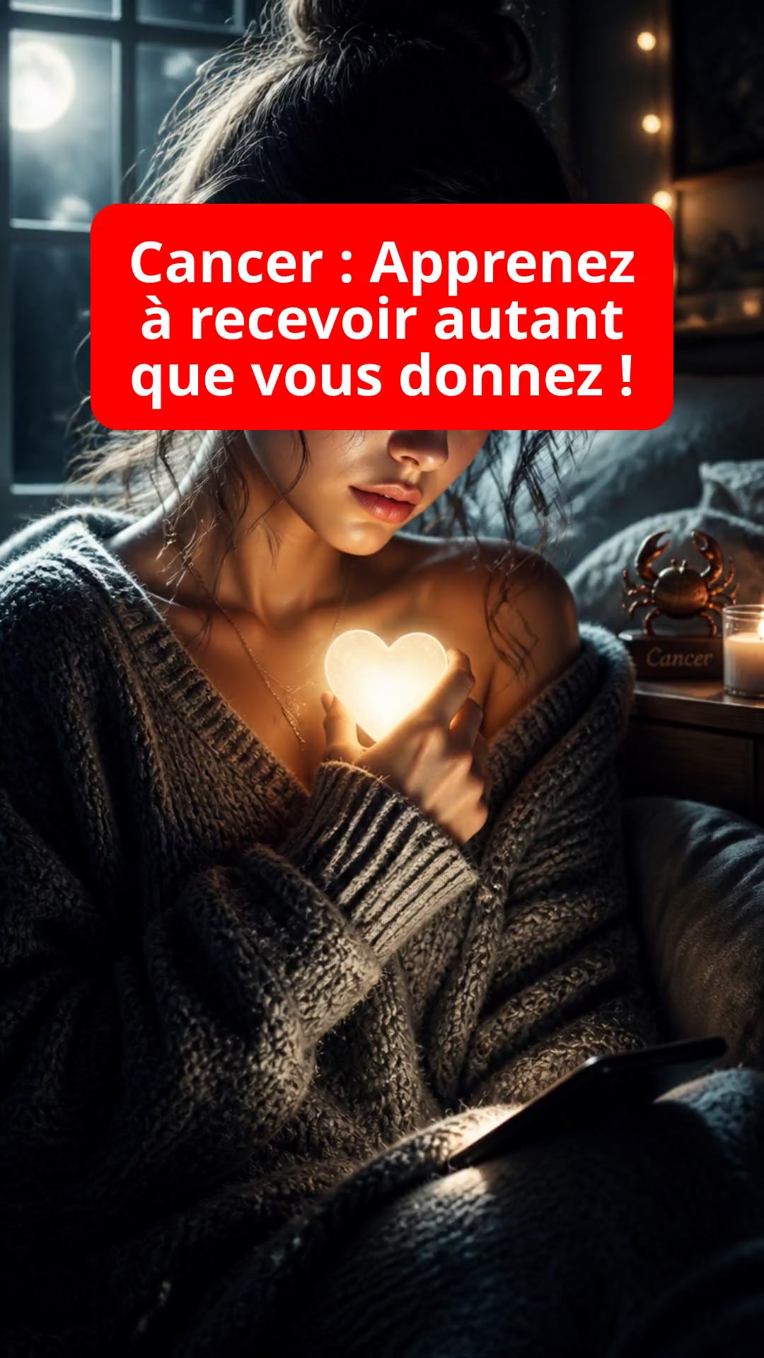 Cancer : Apprenez à recevoir autant que vous donnez !