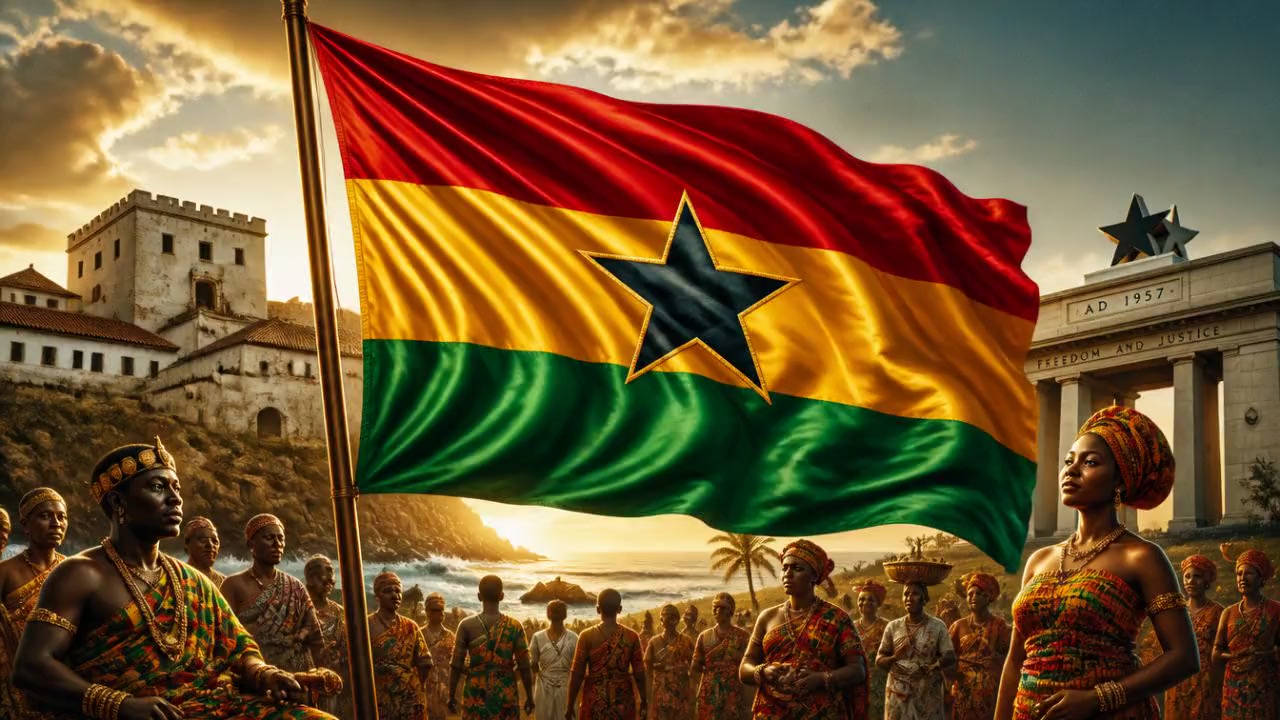 La Fascinante Historia de la Bandera de Ghana