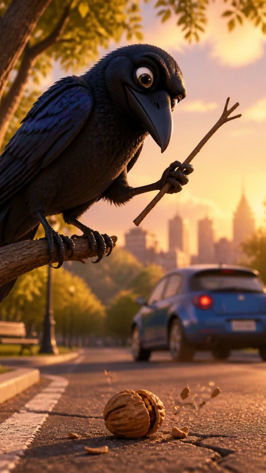 Le corbeau : l'oiseau stratège inattendu !