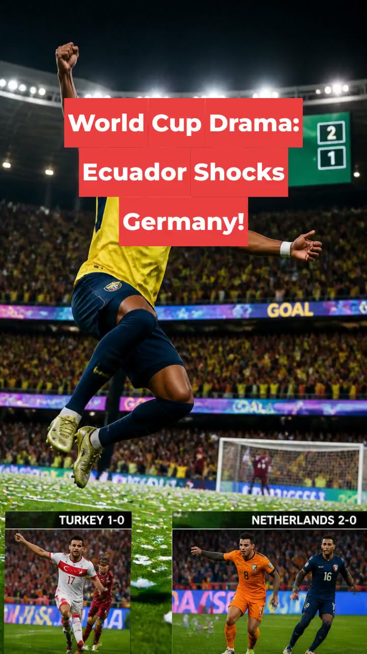 World Cup Drama: Ecuador Shocks Germany!