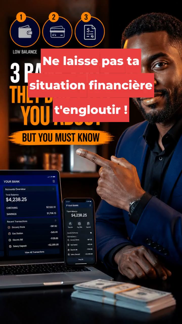 Ne laisse pas ta situation financière t'engloutir !