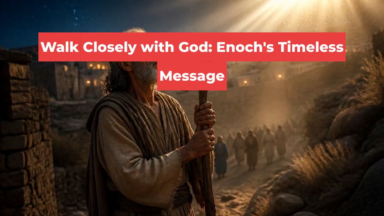 Walk Closely with God: Enoch's Timeless Message
