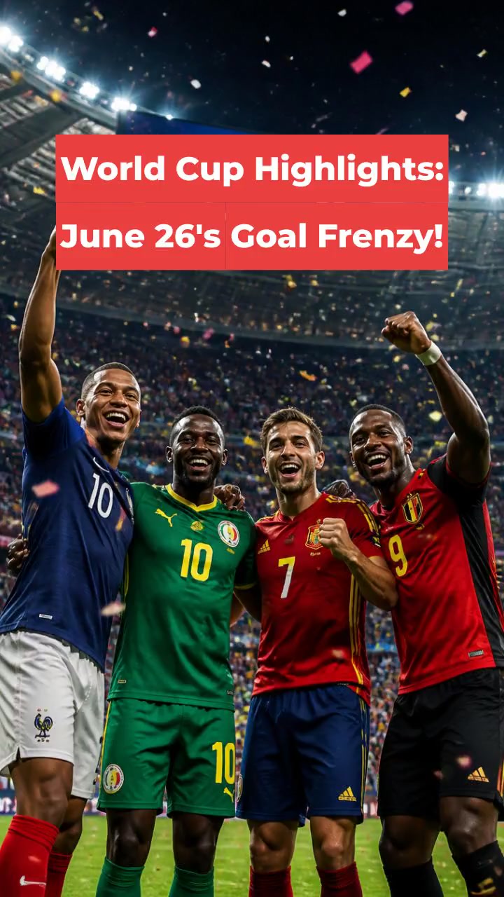 World Cup Highlights: June 26's Goal Frenzy!