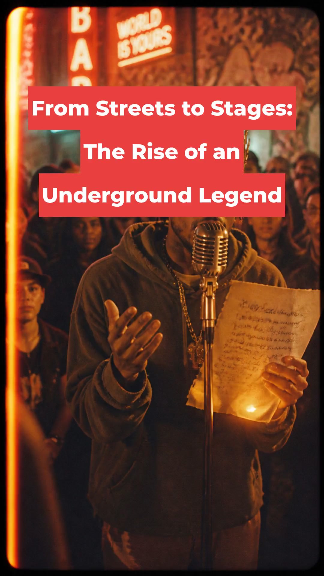From Streets to Stages: The Rise of an Underground Legend