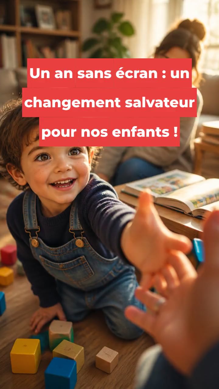 Un an sans écran : un changement salvateur pour nos enfants !