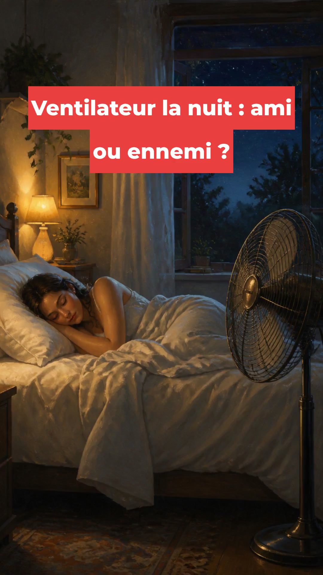 Ventilateur la nuit : ami ou ennemi ?