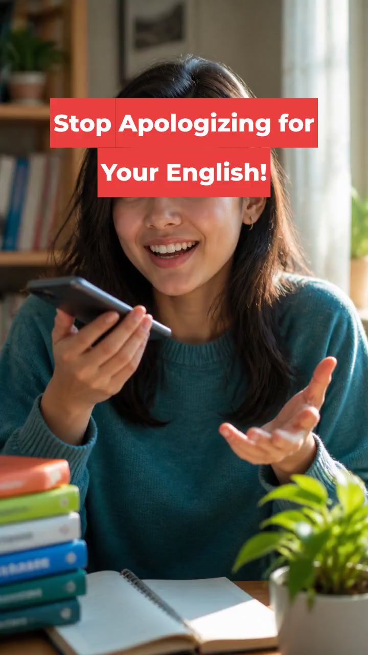 Stop Apologizing for Your English!