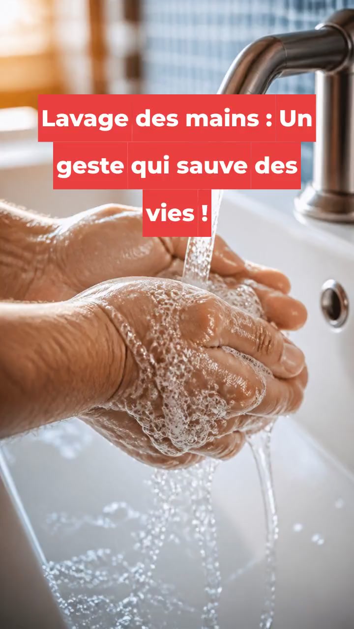 Lavage des mains : Un geste qui sauve des vies !