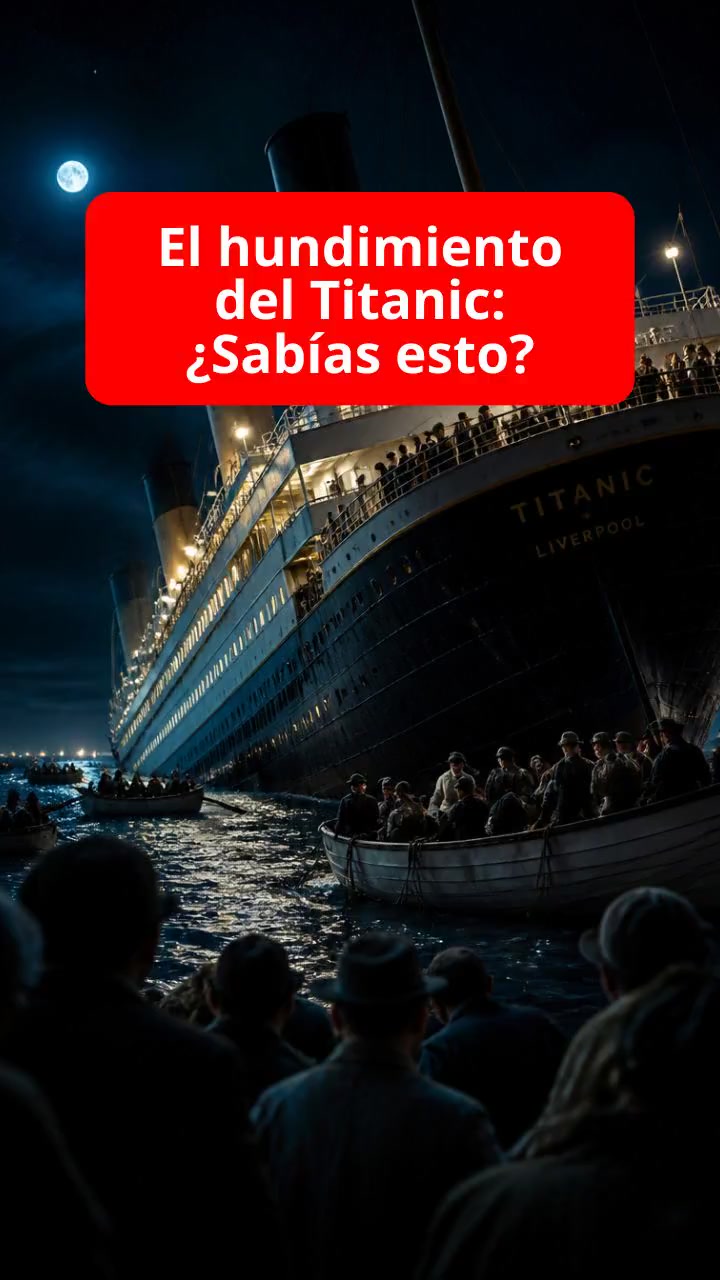 El hundimiento del Titanic: ¿Sabías esto?