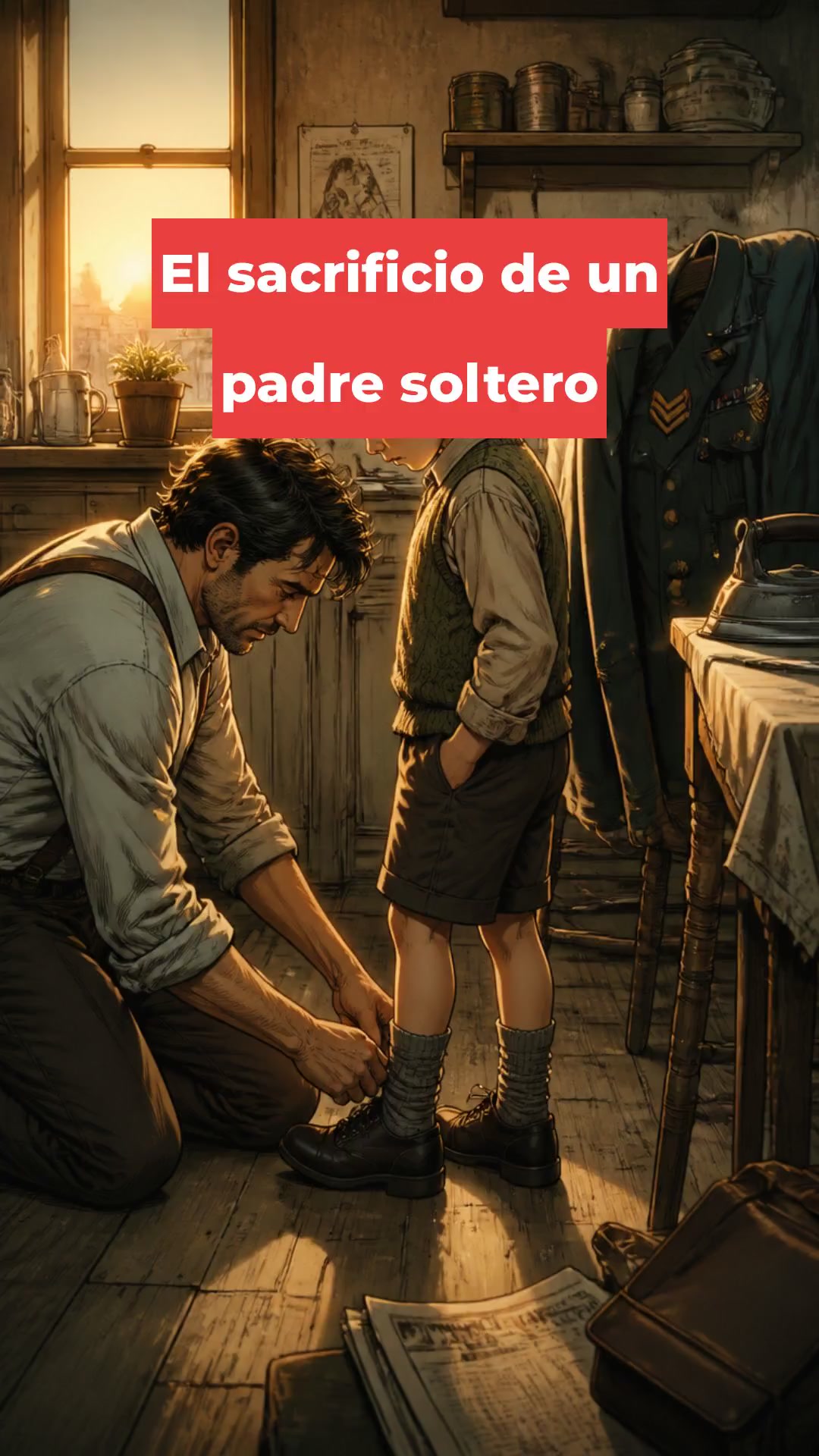 El sacrificio de un padre soltero