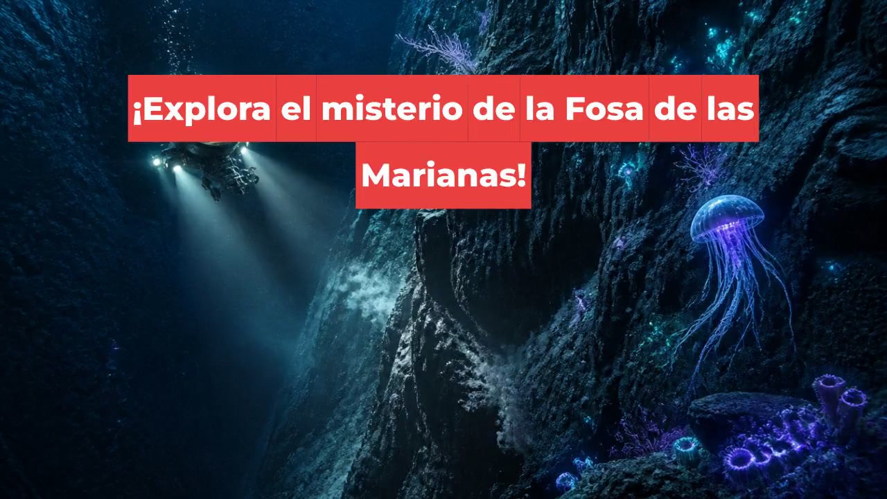 ¡Explora el misterio de la Fosa de las Marianas!