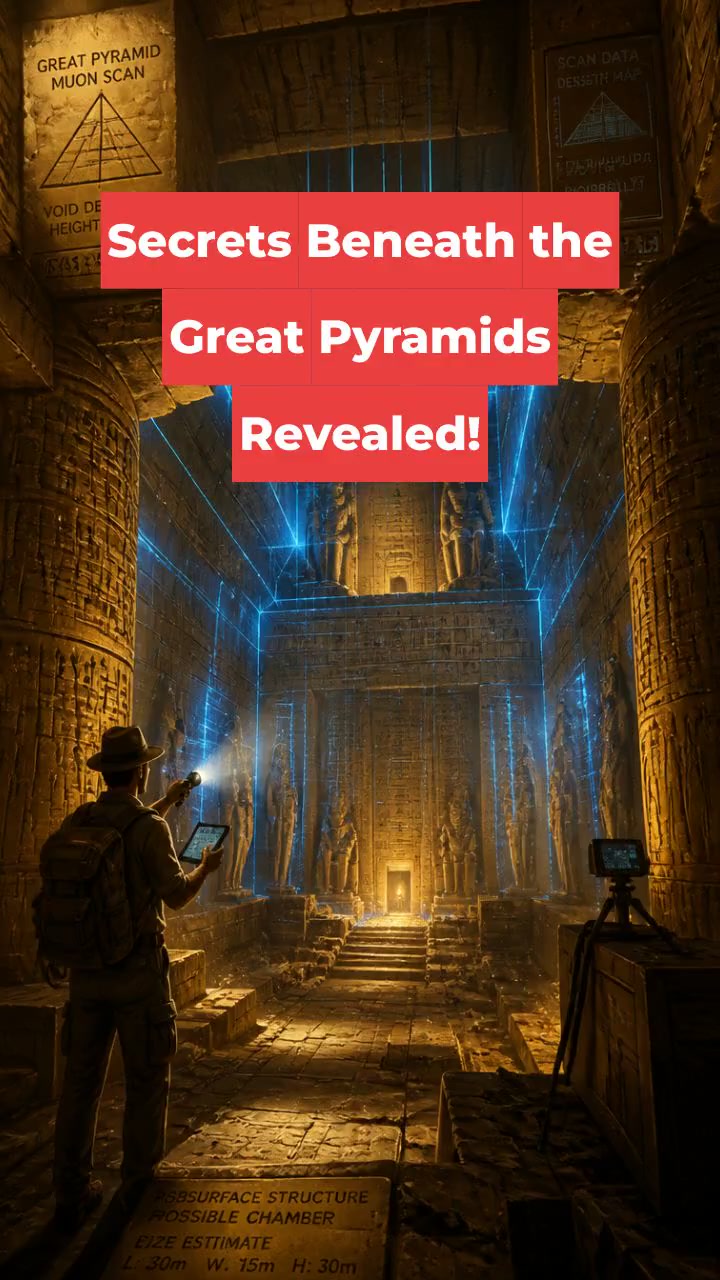 Secrets Beneath the Great Pyramids Revealed!